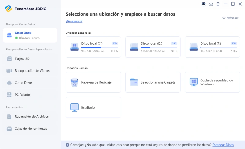 pantalla de registro