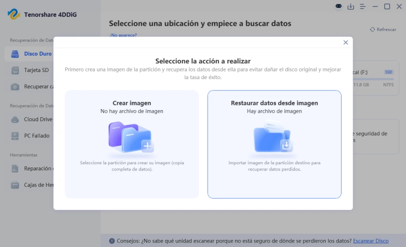 recuperar datos desde imagen