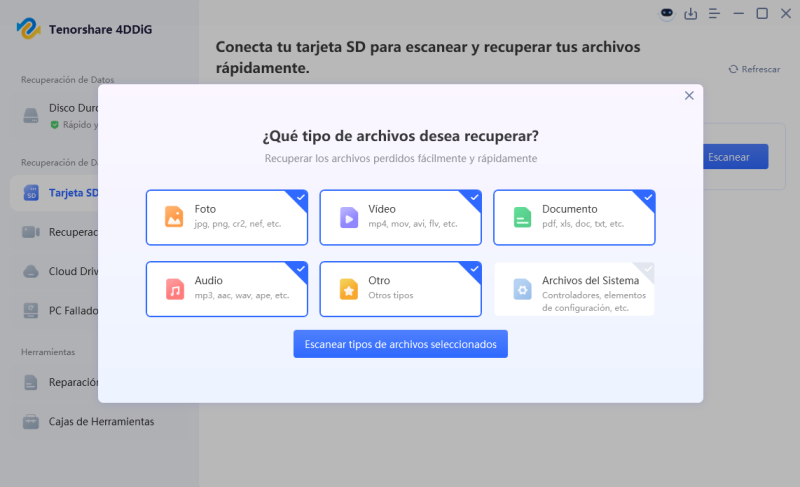 recuperar datod de tarjeta sd o tf 2