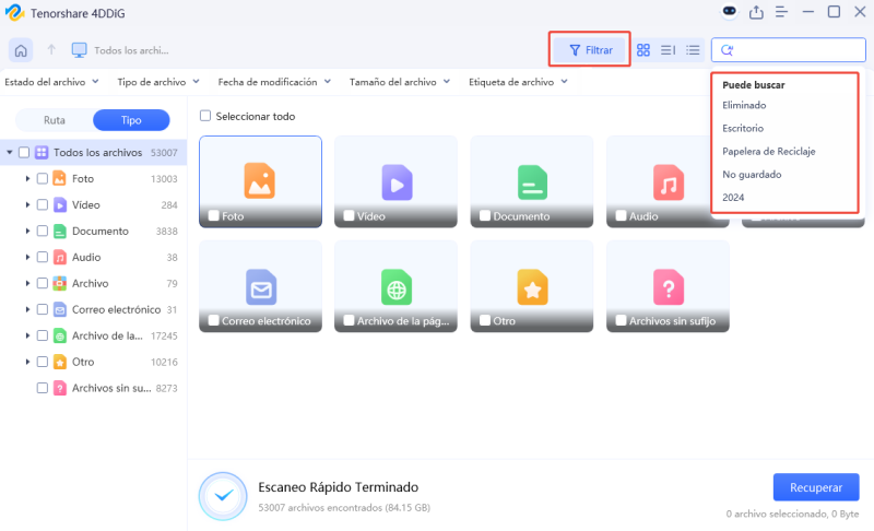 previsualizar los archivos escaneados