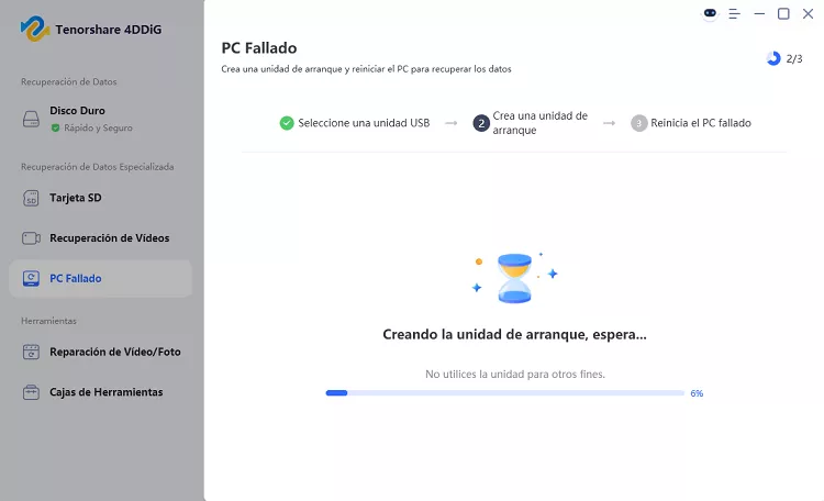 bootable drive created