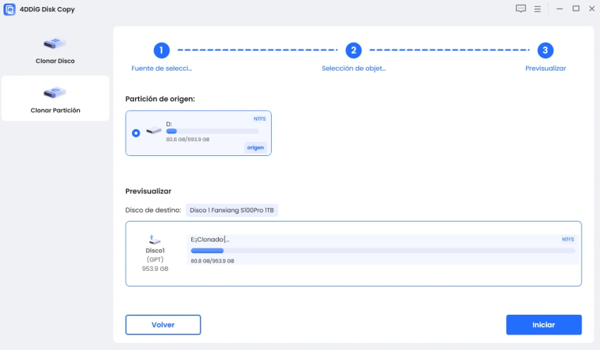 clonar partición con 4ddig disk copy 3