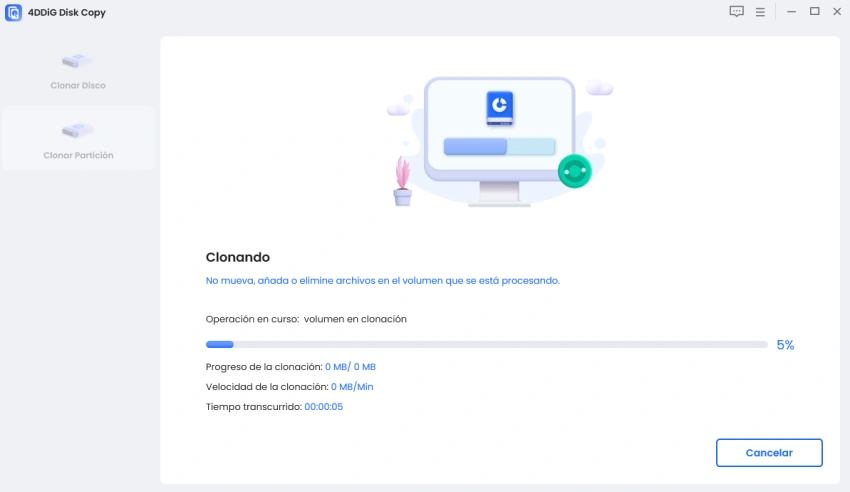 clonar partición con 4ddig disk copy 5