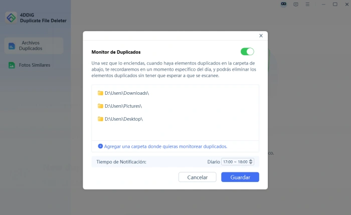 usar recordatorio de duplicados 2