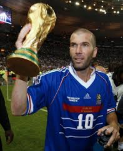 zidane en la final de 1998