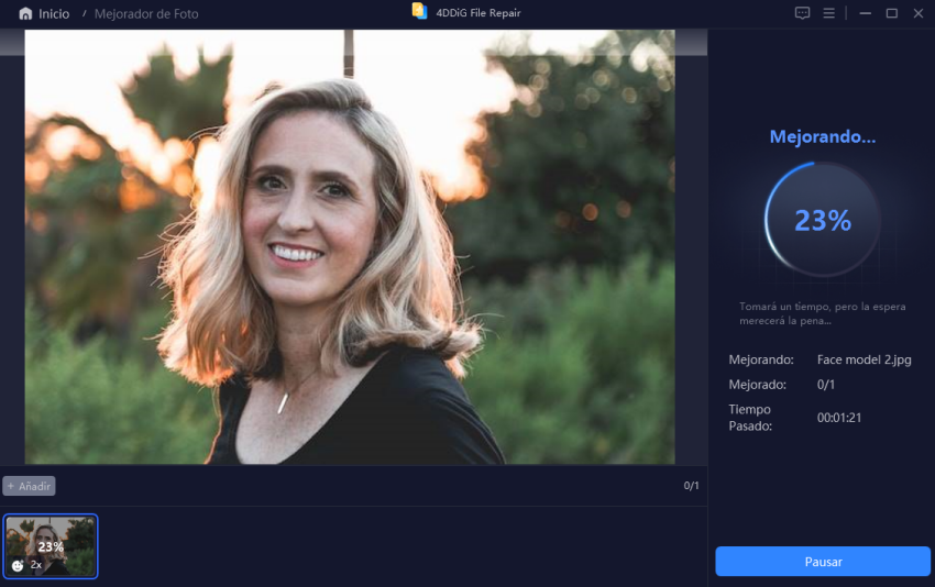 mejorar fotos con IA con 4ddig file repair