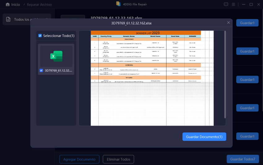 reparar el archivo de powerpoint dañado usando la reparación de archivos 4ddig- paso 4