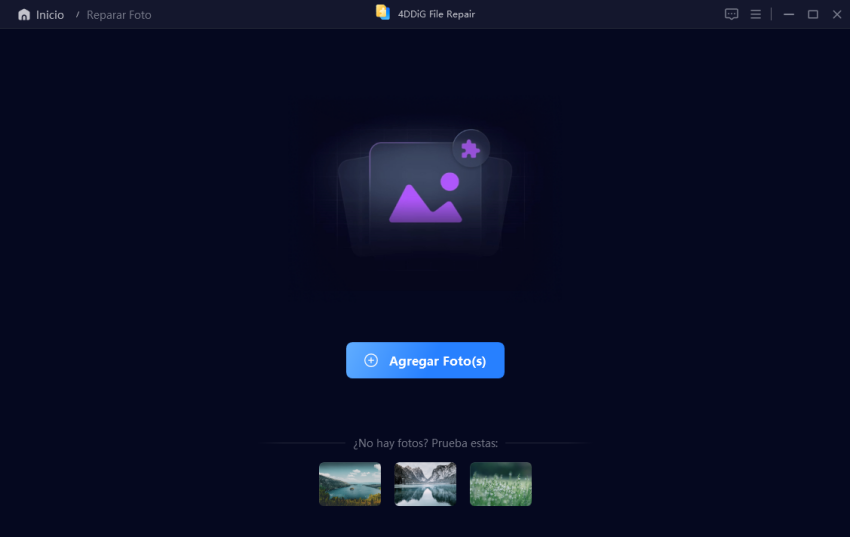 reparar fotos con 4ddig file repair