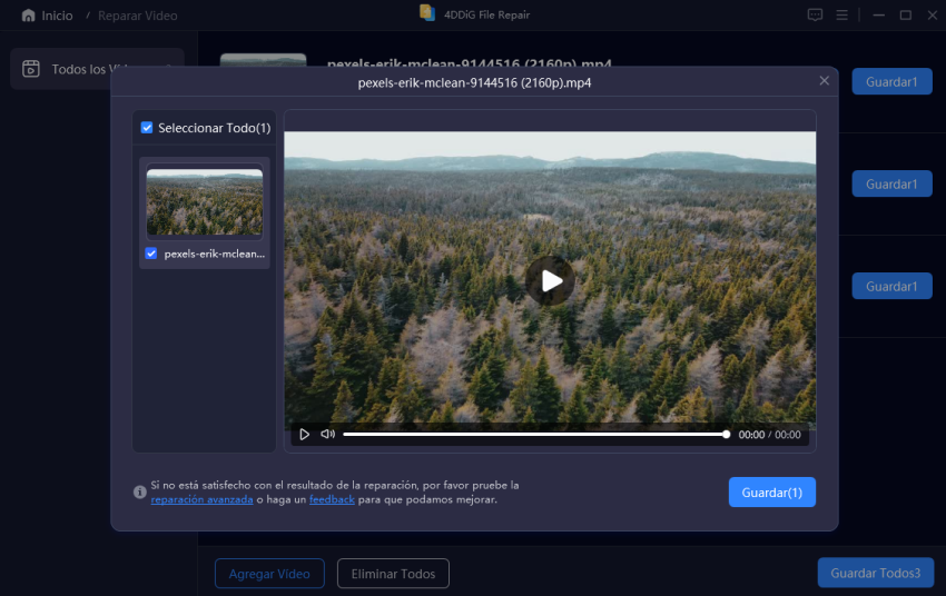 reparar videos con 4ddig file repair