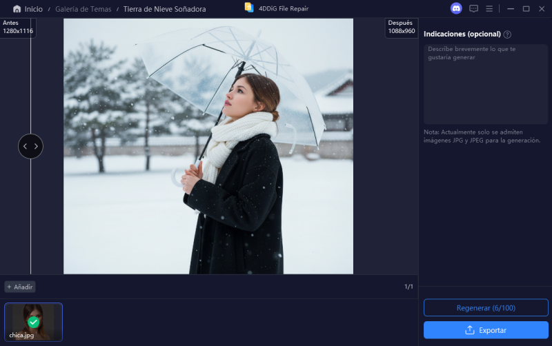 escena nevada soñadora estilo drama coreano