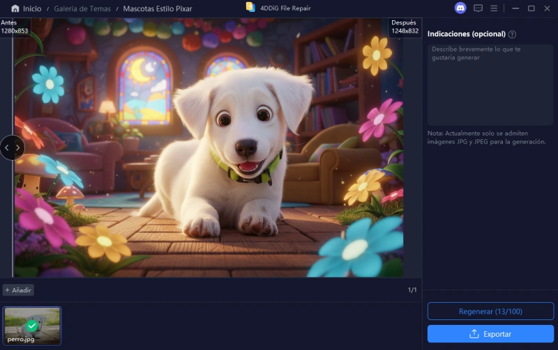 preview and save generated image