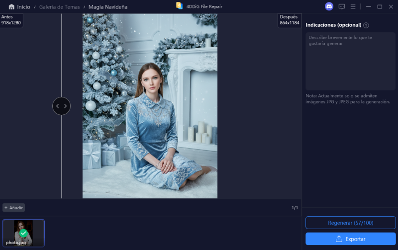 look navideño individual junto a la chimenea
