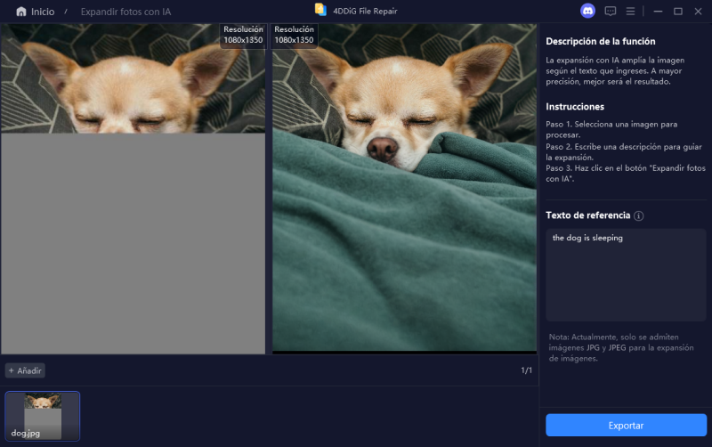 ampliar fotos paso 5