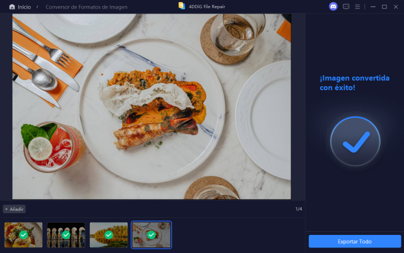 conversión de formato de imagen a jpg completa