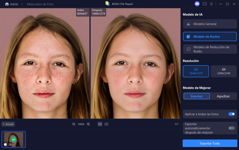 preview and save retouched photos