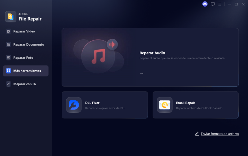 reparar audio paso 1