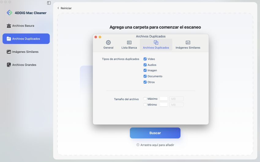 cómo usar 4ddig duplicate file deleter-4
