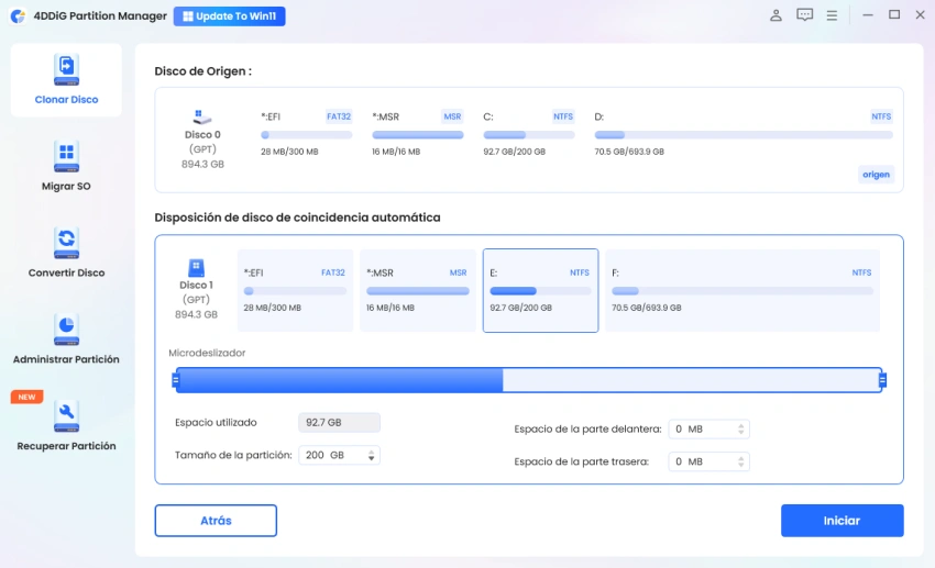 SSD clonado no arranca