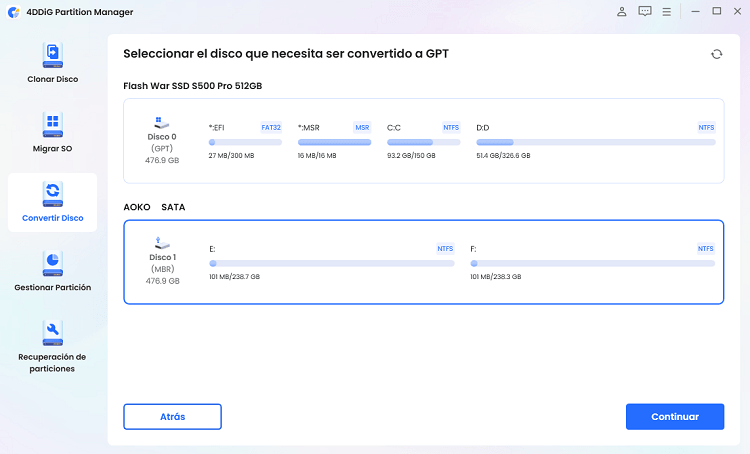 convertir legacy bios a uefi