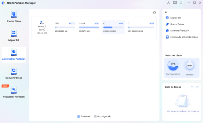 comprobar el estado de la tarjeta SD 1