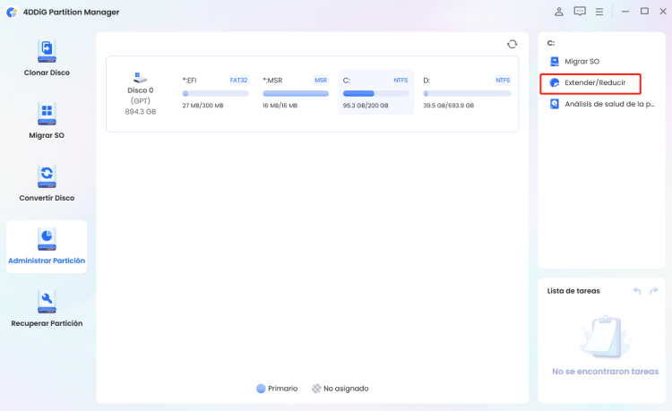 cómo limpiar la unidad c Windows 11 con 4DDiG paso 11