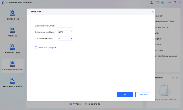 formatear ssd