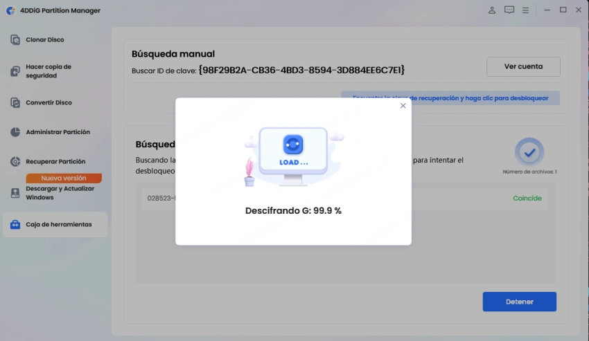 decrypting bitlocker