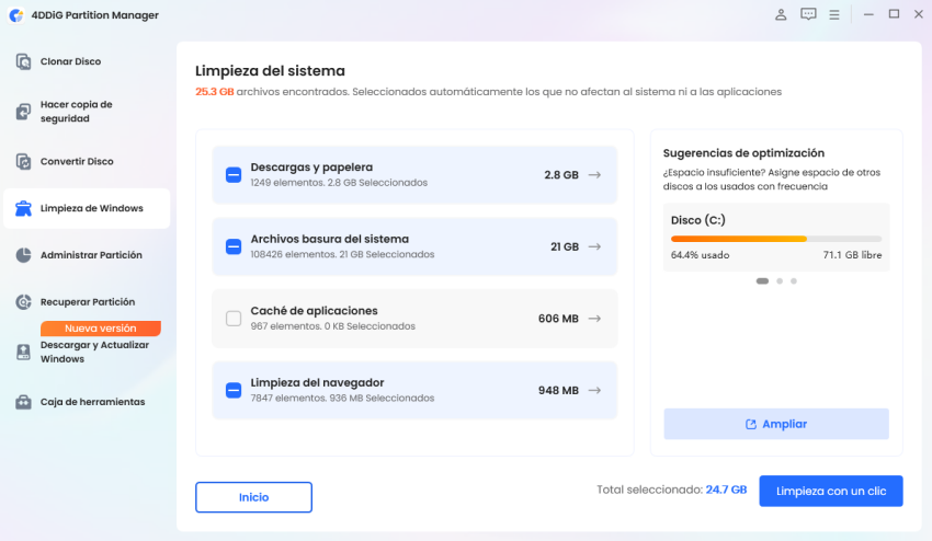 Revisar archivos a eliminar
