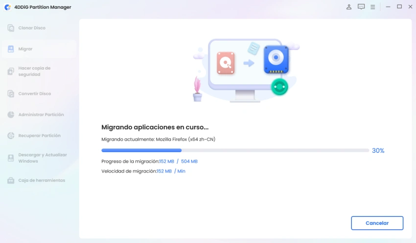 migrar aplicaciones
