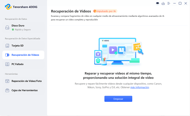 recuperacion de video mejorado