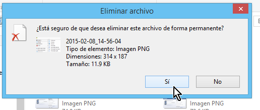 como borrar archivos permanentemente en windows