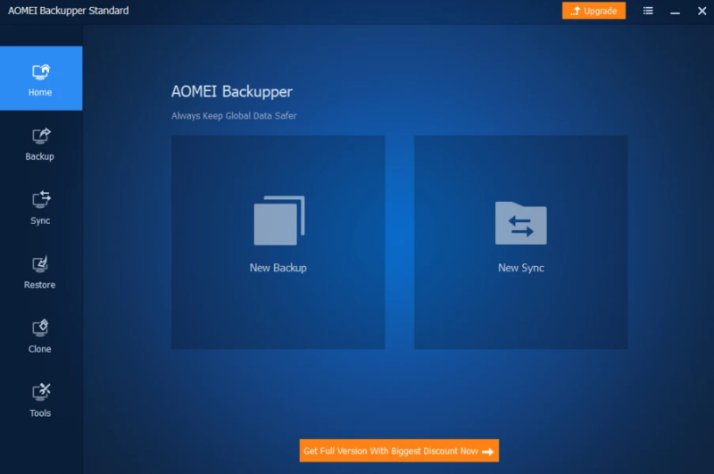 Clonación de SSD con AOMEI Backupper Standard