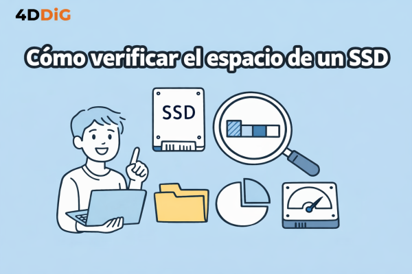 Cómo comprobar la capacidad del SSD
