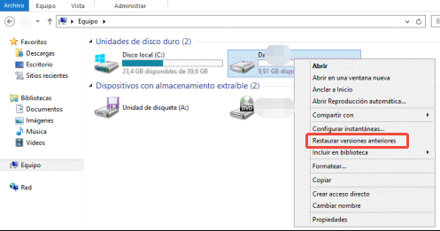 Versiones anteriores