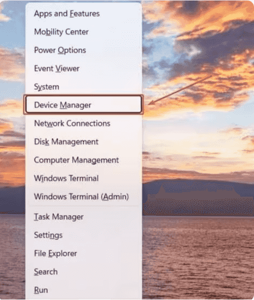 administrador de dispositivos
