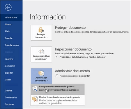 explorar archivos