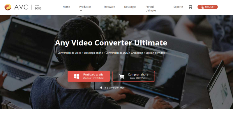 Software de conversión de video Any Video Converter