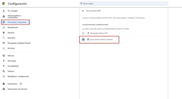 abrir archivos pdf en chrome google