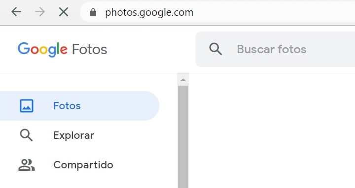 Recuperar fotos borradas desde la papelera en Google Fotos Paso 1