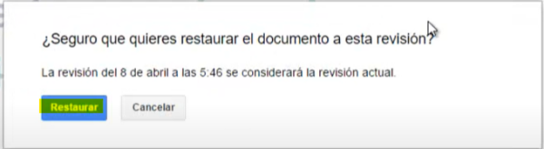 Mostrar el historial de cambios de Google Slides