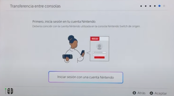 Iniciar sesión con la cuenta Nintendo