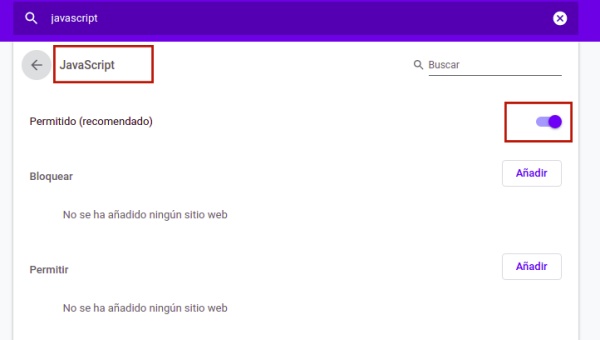activar javascript en chrome mac 2