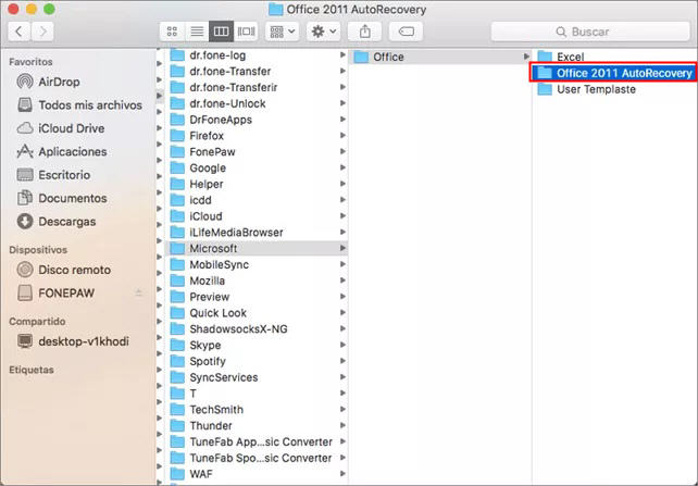 office 2011 autorecovery