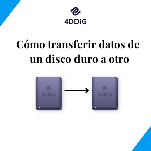 Cómo transferir datos de un disco duro a otro