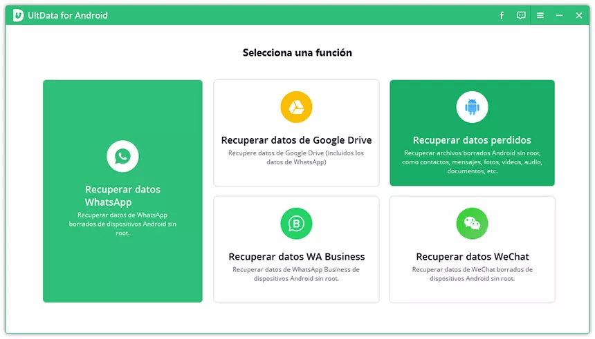 recuperar datos perdidos