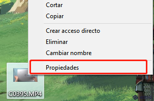 propiedades de video