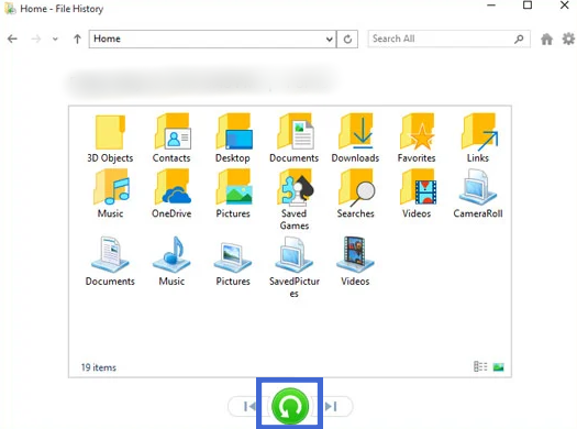 Restaurar archivos desde una copia de seguridad