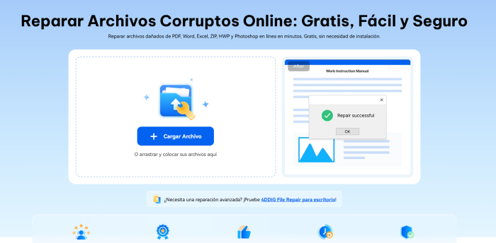 4DDiG Online Document Repair