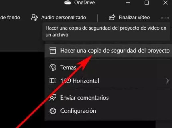 aclarar un video oscuro con editor de video de windows