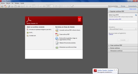 actualizar el adobe acrobat reader 2